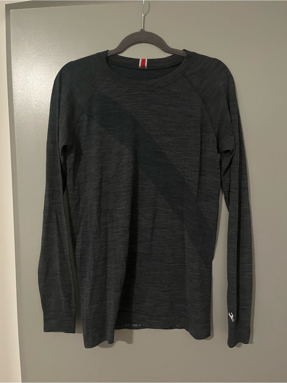 Tracksmith Women’s Large Brighton Base layer  - Gray